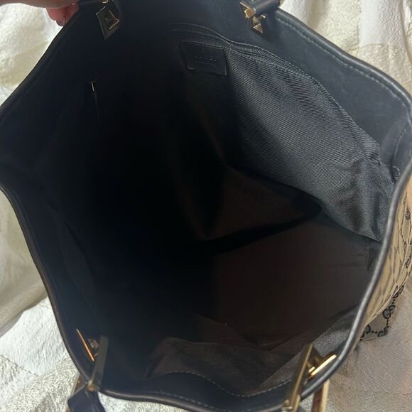 Gucci Beige and Black Patterned Tote - Picture 9 of 16